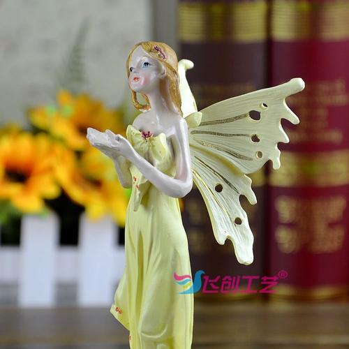 工厂 欧式家装婚庆家居用品 唯美天使 树脂工艺礼品摆件 fc73280