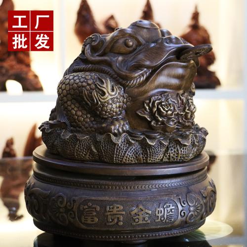 招财金蟾摆件树脂工艺礼品 客厅办公室公司开业乔迁送礼工厂批发